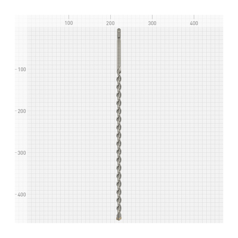 Бур Trigger Quadro 78496 SDS+ 12х400/460 мм