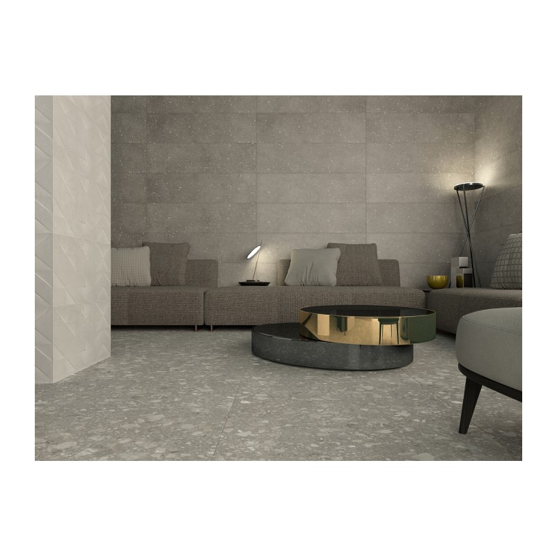 Плитка настенная Gracia Ceramica Fjord, серая, 900х300х10 мм