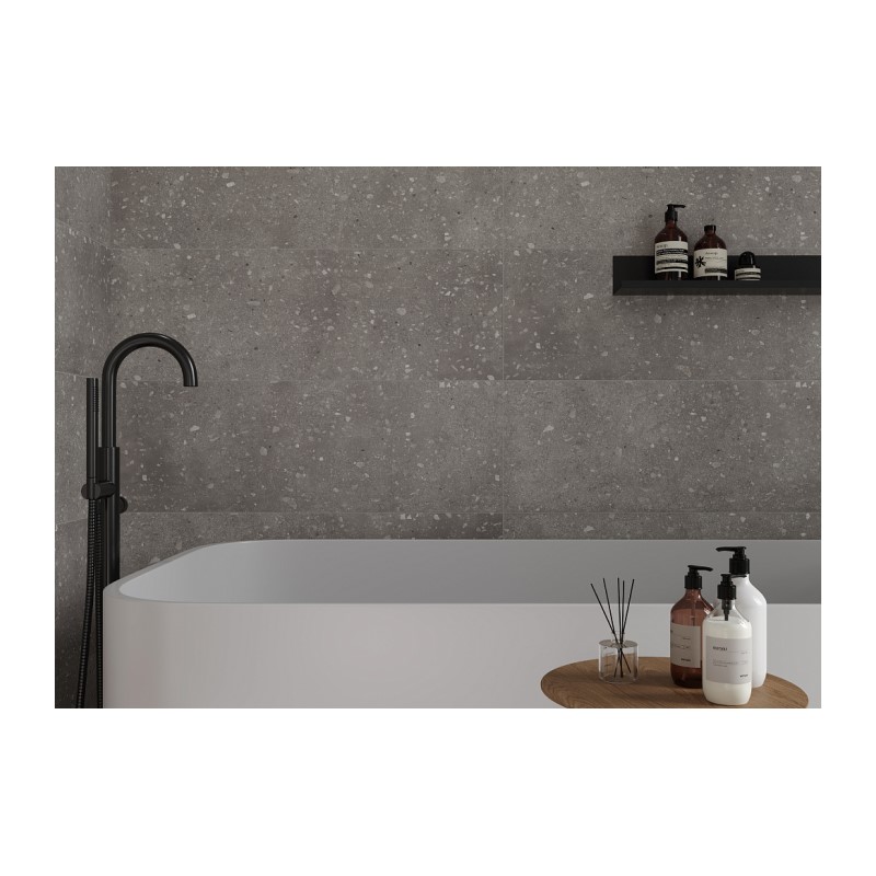Плитка настенная Gracia Ceramica Fjord, серая, 900х300х10 мм