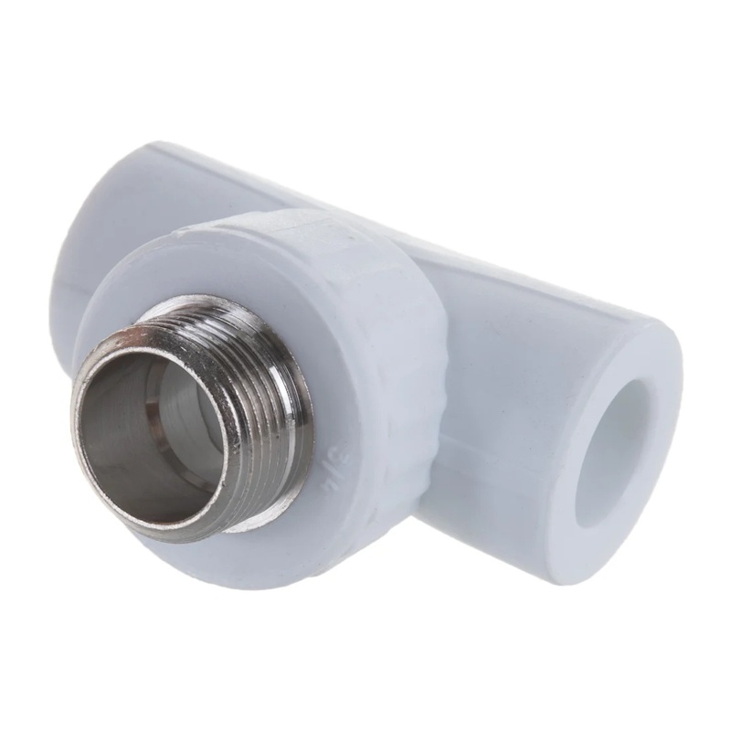 Тройник комбинированный Valfex латунная резьба 20х3/4" НР