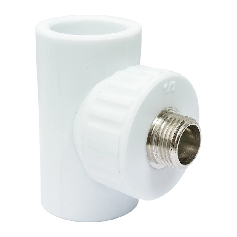 Тройник комбинированный Valfex латунная резьба 32х1/2" НР