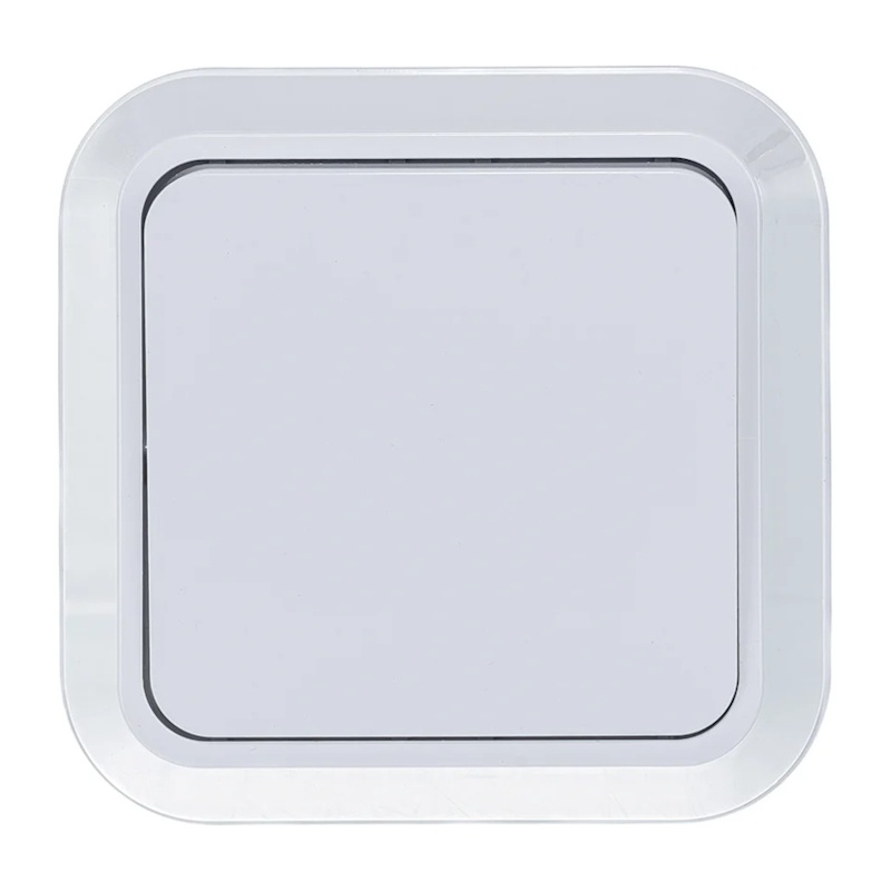 Выключатель о/у Makel 45101, 1 клавиша, б/инд, белый