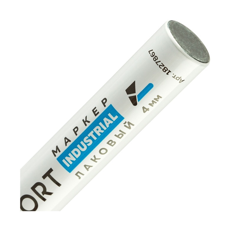 Маркер лаковый Topfort Industrial черный 4 мм