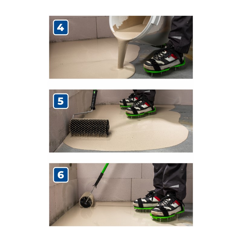 Наливной пол Plitonit Universal+ на минеральной основе 2-80 мм, быстротвердеющий, самовыравнивающийся (20 кг)