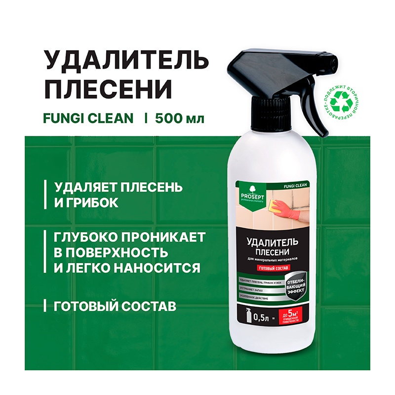 Удалитель плесени Просепт FUNGI CLEAN (0,5 л)