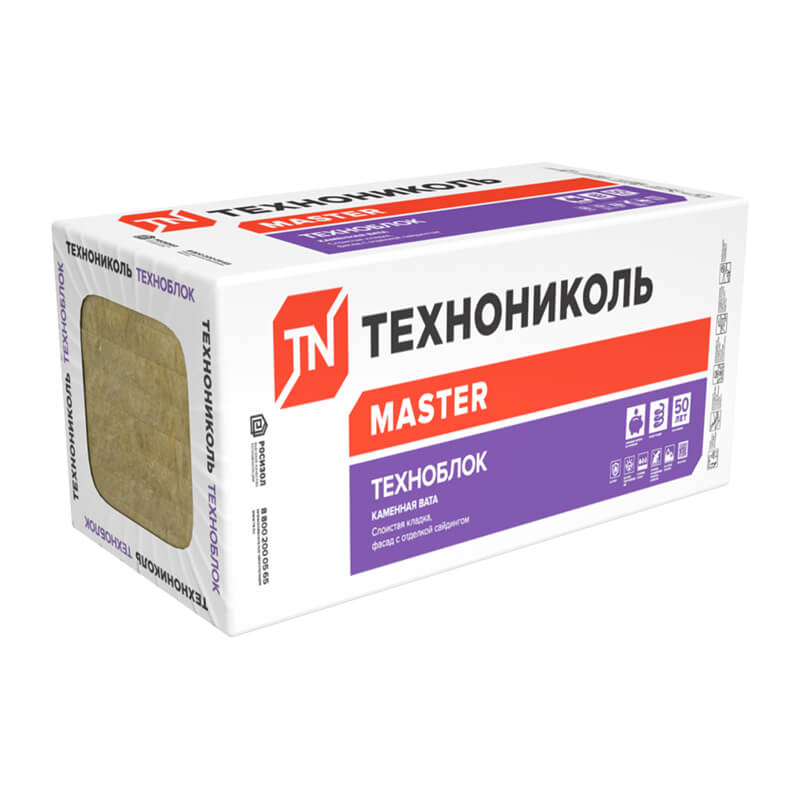 Утеплитель Технониколь Техновент Стандарт 1200х600х50 мм, 6 шт