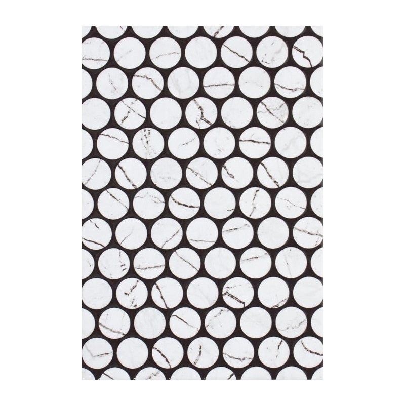 Плитка настенная Керамин Помпеи 7 тип 1, мозаика белая, 400х275х7,4 мм