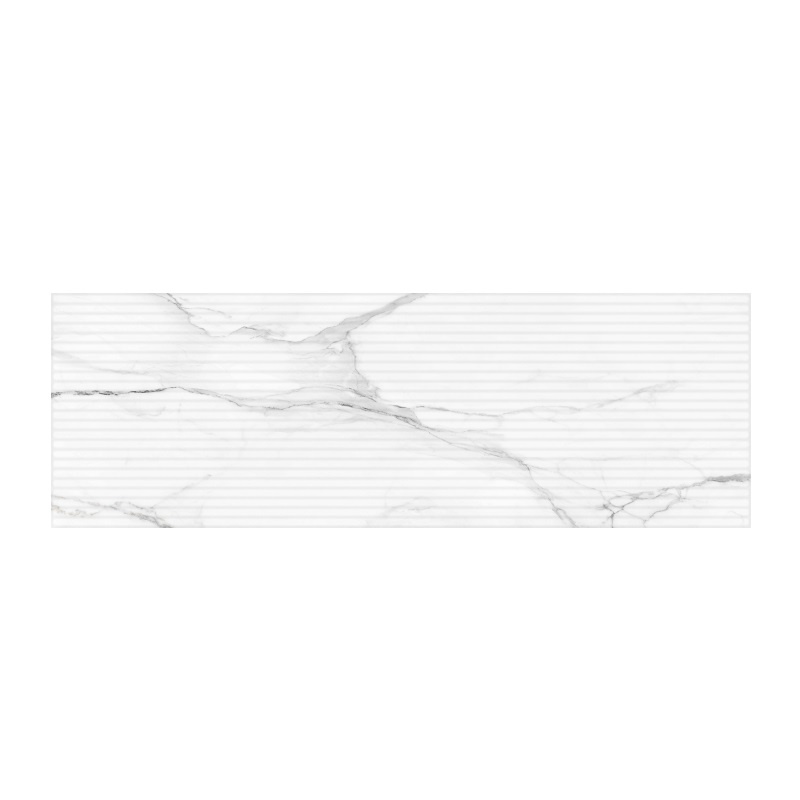 Плитка настенная Gracia Ceramica Marble, белая глянцевая 02, 900х300х10 мм