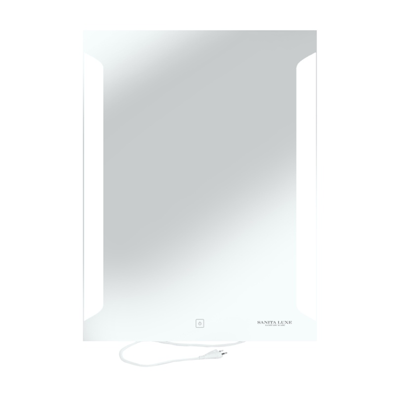 Зеркало Sanita Lux Quadro, LED, с выключателем, 600х800 мм