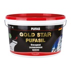 Краска фасадная Pufas Gold Star Pufasil основа А морозостойкая (10 л)