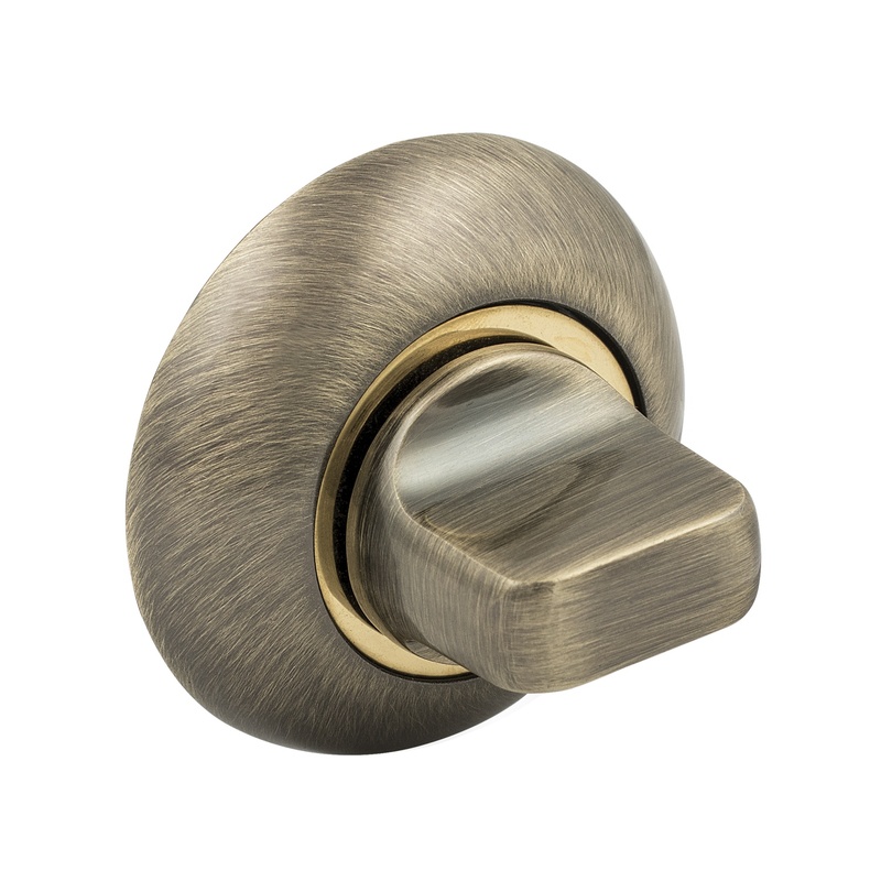 Завертка WC дверная SCHLOSS 82001 бронза 50 мм (5/100)