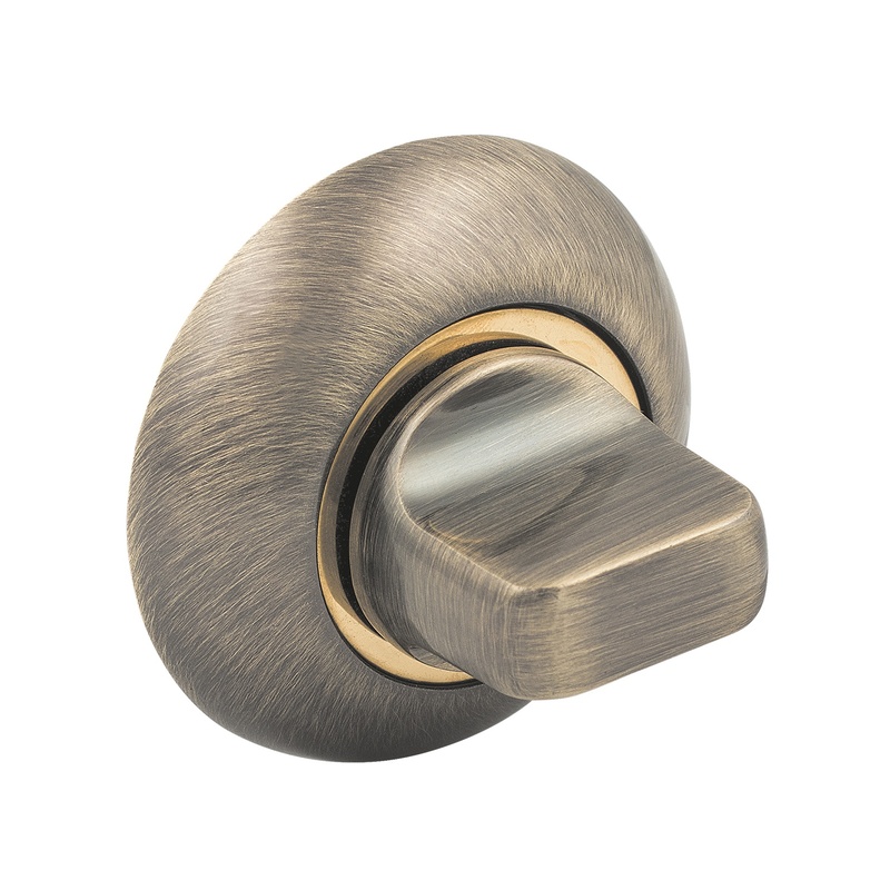 Завертка WC дверная для финского замка SCHLOSS 82011 бронза 50 мм (5/100)