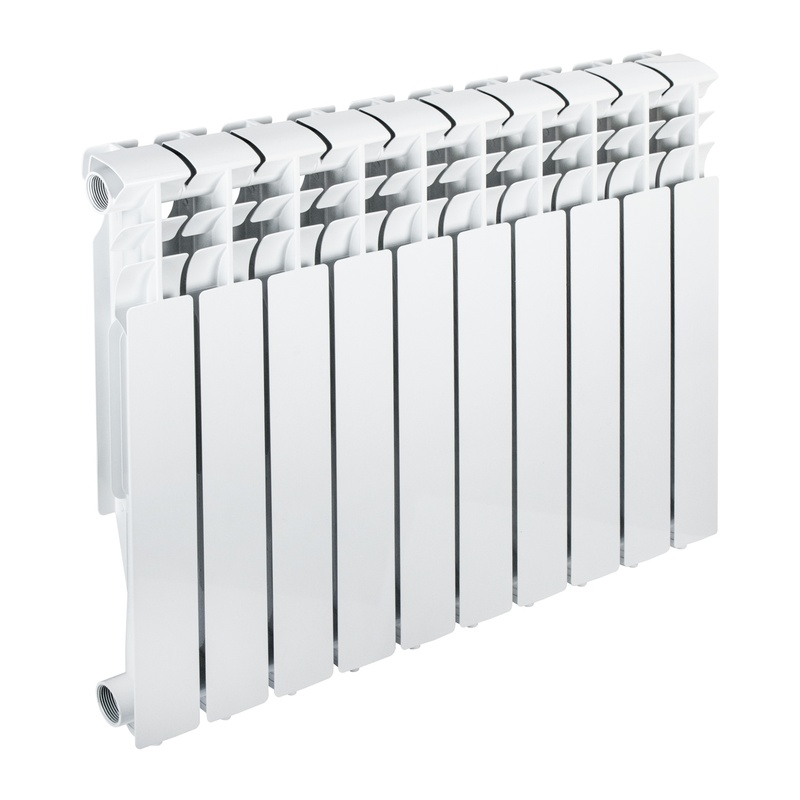 Радиатор алюминиевый Klip 3510, 500х80 мм, 10 секций