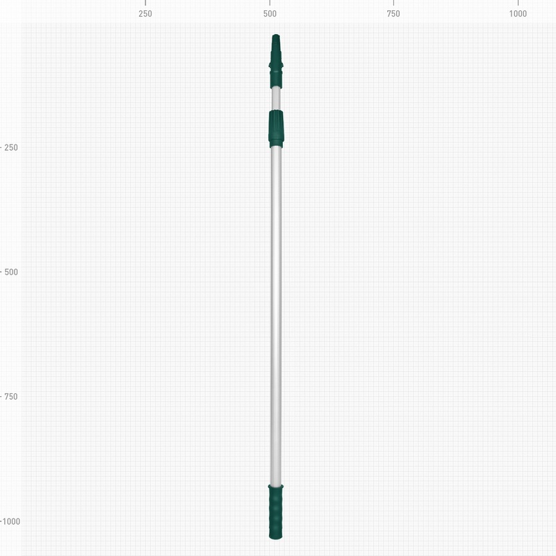 Удлинитель для валиков Варяг 31905 телескопический алюминиевый 2 м