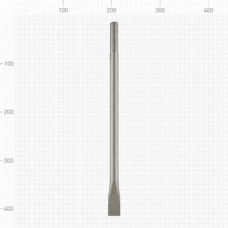 Зубило плоское (лопатка) Trigger 88101 SDS-Max 25х400 мм