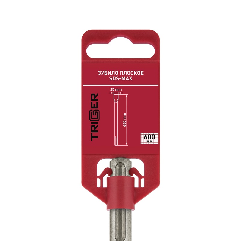 Зубило плоское (лопатка) Trigger 88102 SDS-Max 25х600 мм