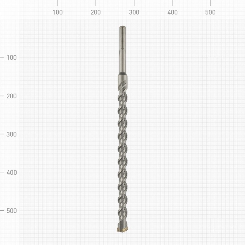Бур Trigger 88011 SDS-Max (двойная спираль, 4 резца), 30х415/540 мм