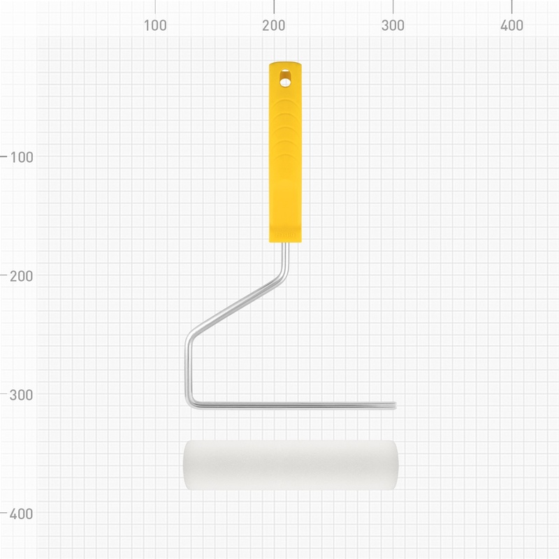 Валик Biber 31563, поролон, с бюгелем 180 мм