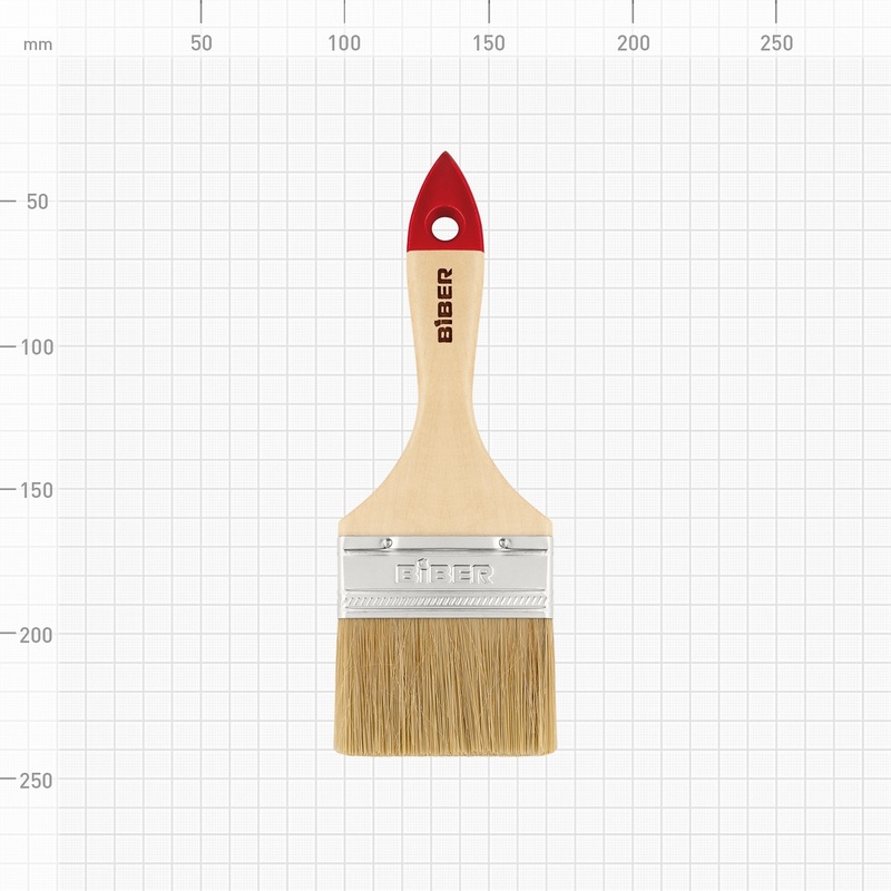 Кисть флейцевая Biber 31115 Эконом 75 мм