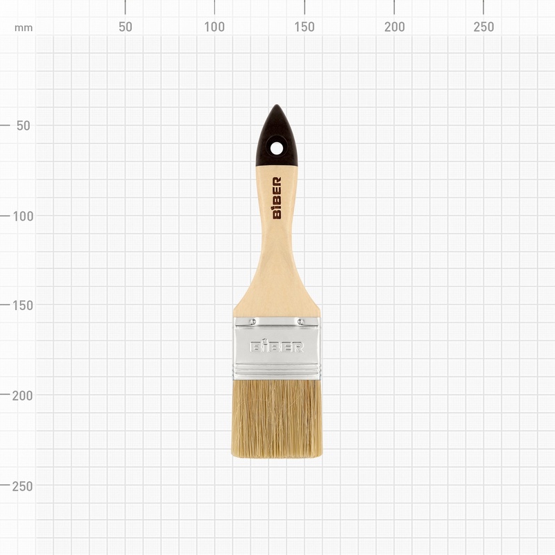 Кисть флейцевая Biber 31124 Стандарт 50 мм