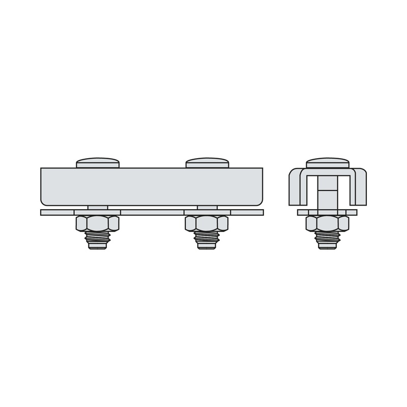 Зажим троса SWFS Duplex M2 (100 шт)