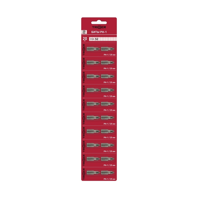 Биты Trigger 85961 Профи PH-1 25 мм (20 шт.)