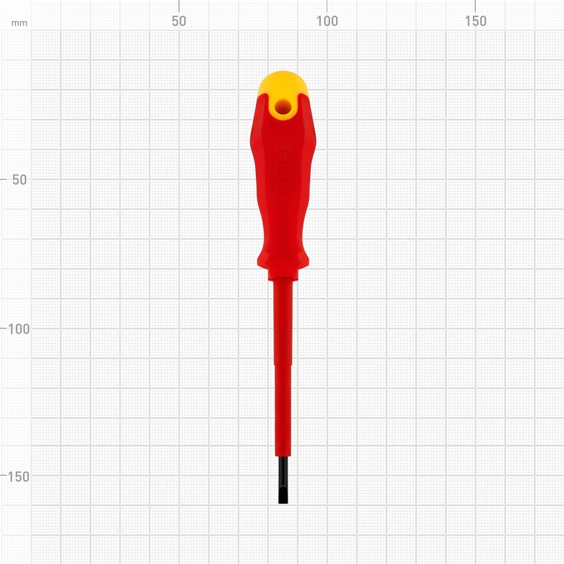 Отвертка Biber 85591 Диэлектрик SL 3х75 мм