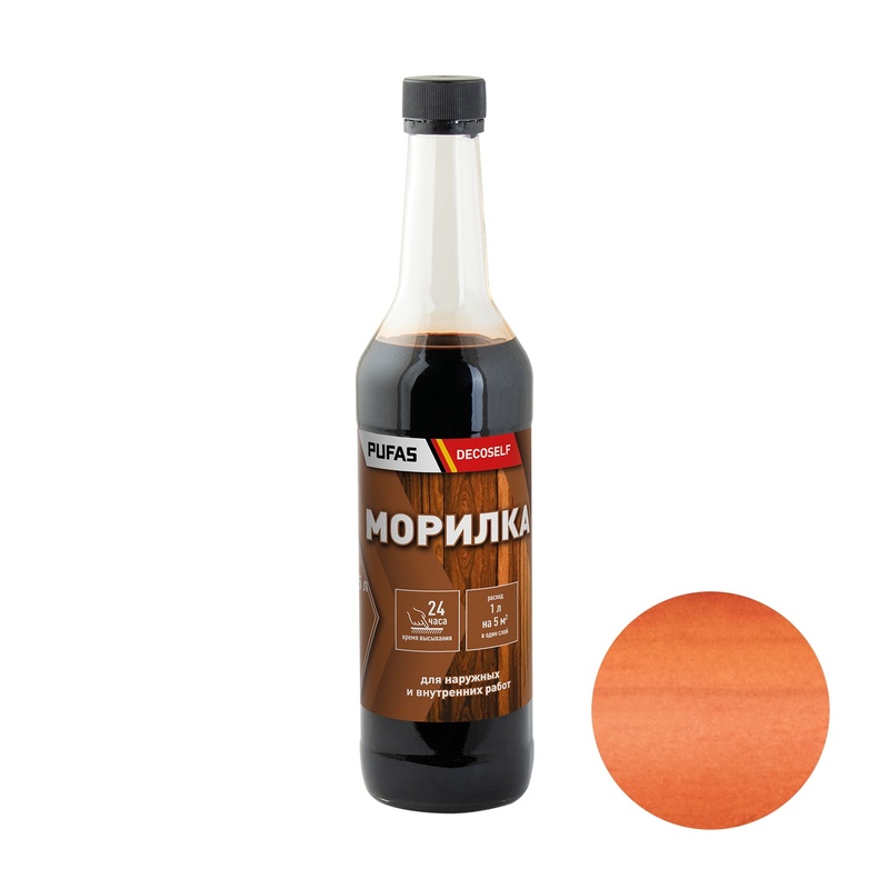 Морилка неводная Pufas Decoself лиственница (0,5 л)
