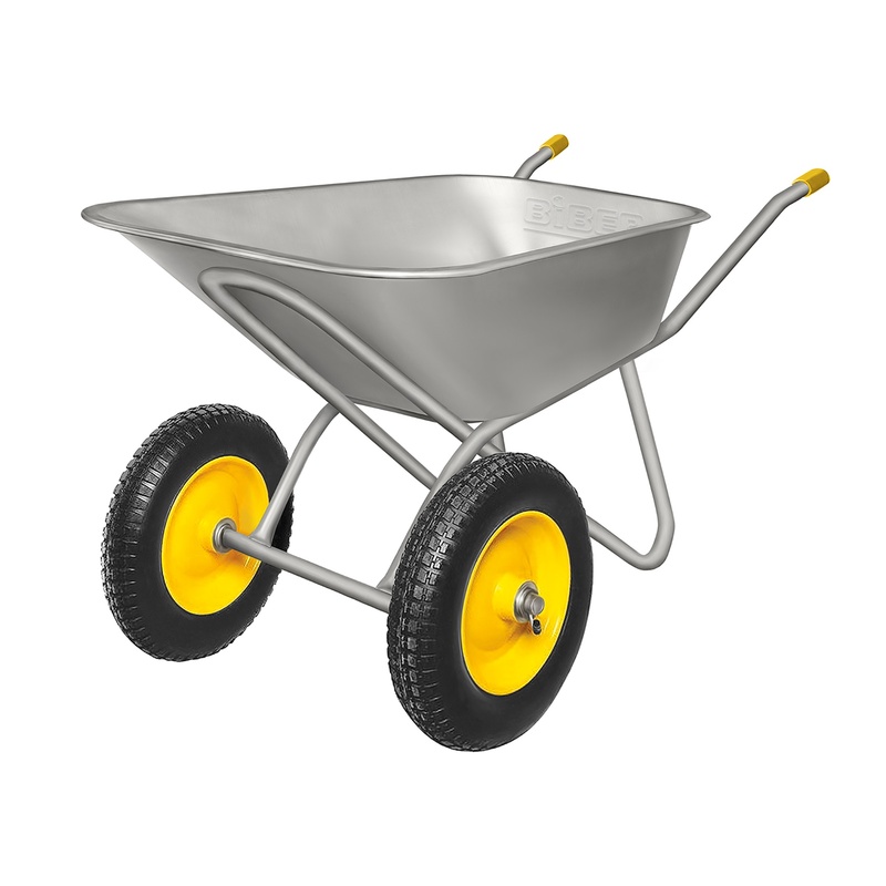 Тачка строительная Biber 99405n, 2-колесная, 70 л