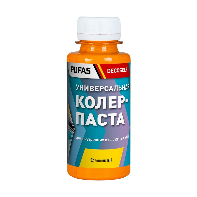 Паста колеровочная универсальная Pufas 02 золотистая (0,1 л)
