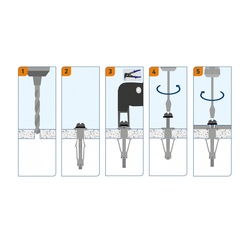 Анкер SORMAT MOLA 4/13 для тонких листов, металл (50 шт)