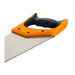 Ножовка по дереву Варяг 85676 3х гранная заточка, средний зуб, 450 мм