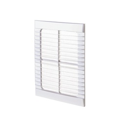 Решетка Vents 238х170 мм МВ126-1с, с москит. сеткой, пластик