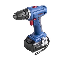 Дрель-шуруповерт Trigger 20001, 2 аккумулятора (1,5Ач), 10 мм, 12V, кейс