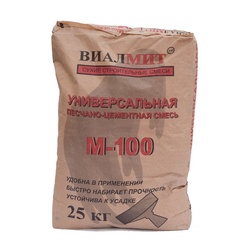 Смесь универсальная Виалмит ПЦС М-100, 25 кг