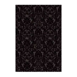 Плитка настенная Керамин Органза 5Т, черная, 275х400х7,5 мм