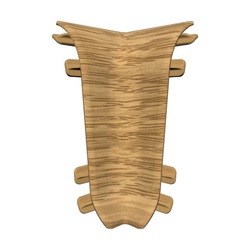 Угол внутренний Ideal Комфорт, дуб темный, 55 мм (2 шт)