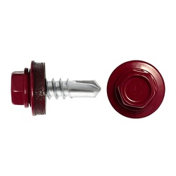 Саморез кровельный SWFS Premium RAL-3005 ZP 5,5х19 (300 шт) круглый конт-р