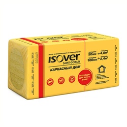 Утеплитель Isover Каркасный Дом, 1000х600х100 мм (4 шт.)