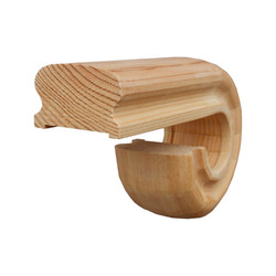 Окончание "Улитка" под балясину 50 мм хвоя